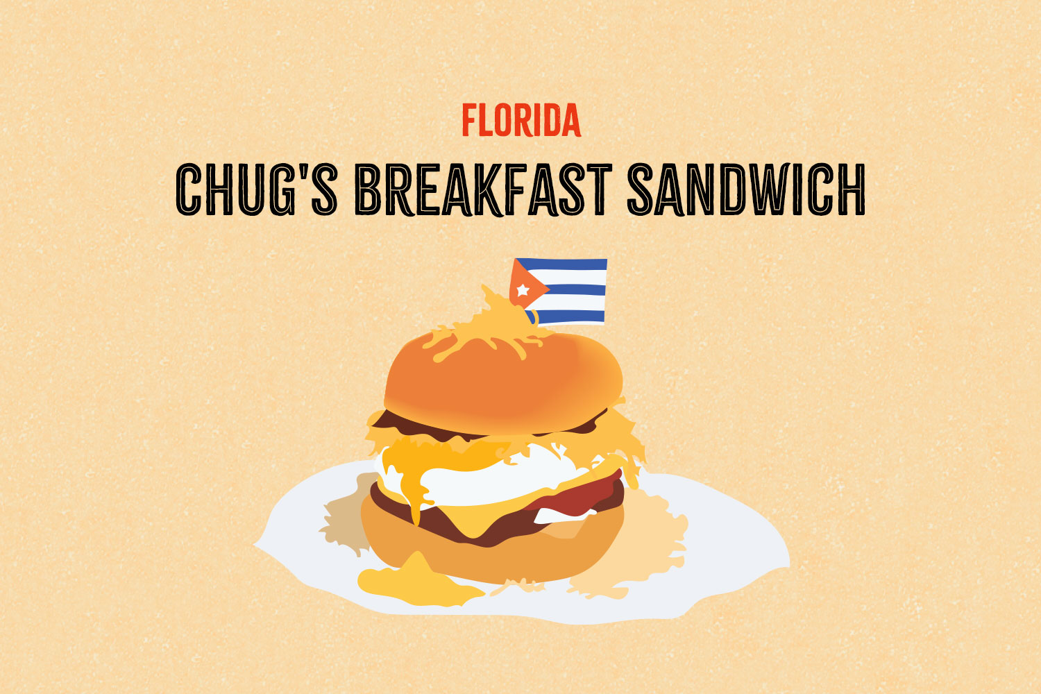 Chug's Breakfast Sandwich illustration