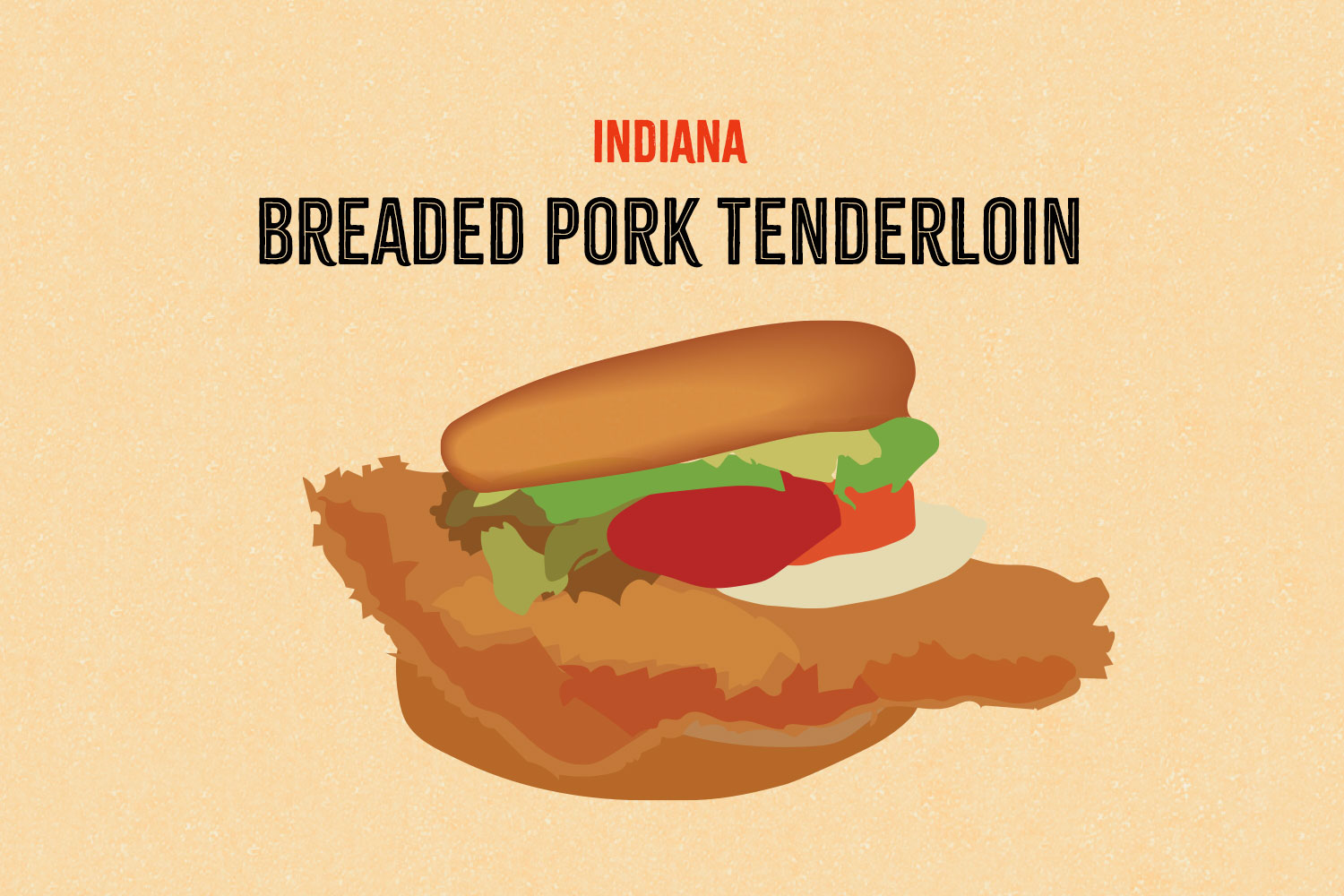 Breaded Pork Tenderloin illustration