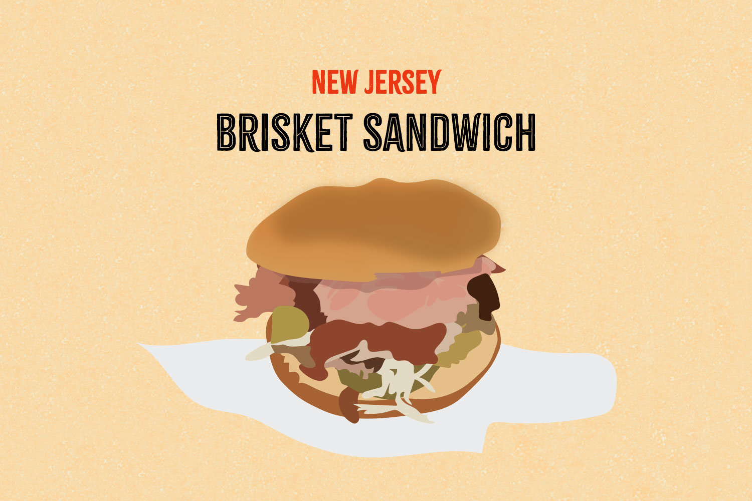 Brisket Sandwich illustration