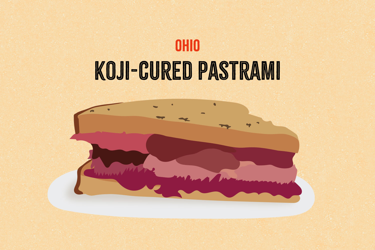 Koji-Cured Pastrami illustration