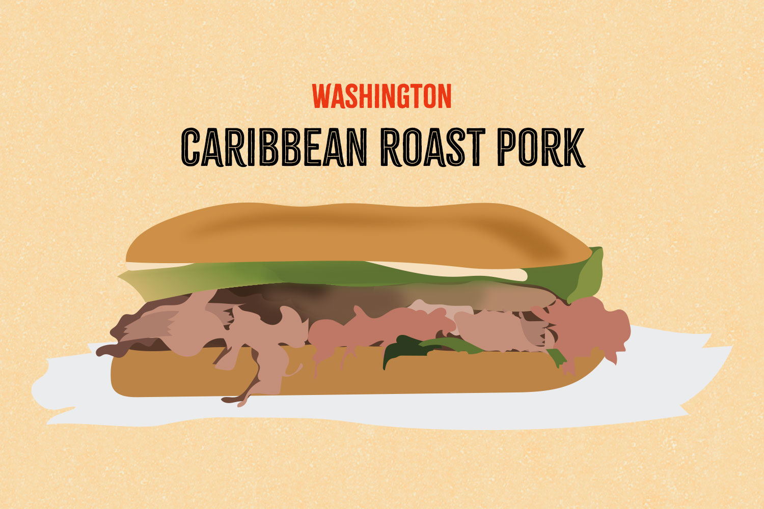 Caribbean Roast Pork illustration