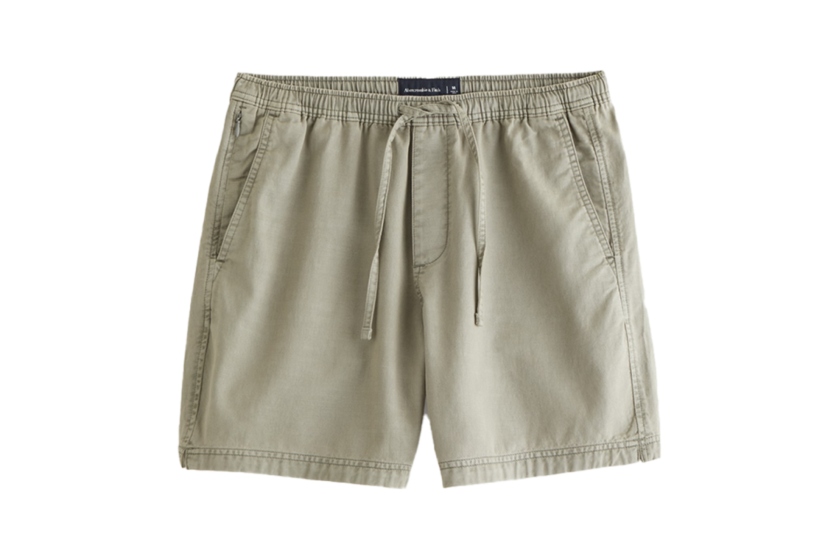 Abercrombie & Fitch Cotton-Blend Pull-On Shorts