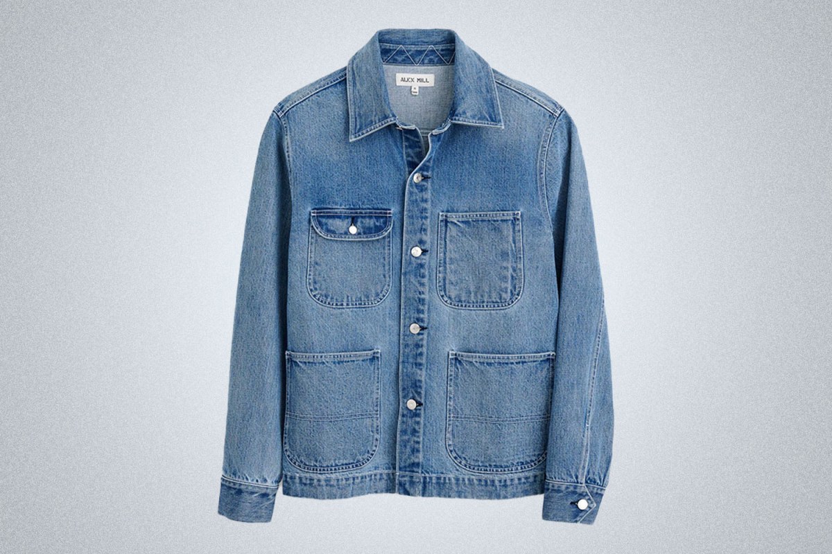 The Best Denim Overshirt: Alex Mill Vintage Wash Denim Work Jacket