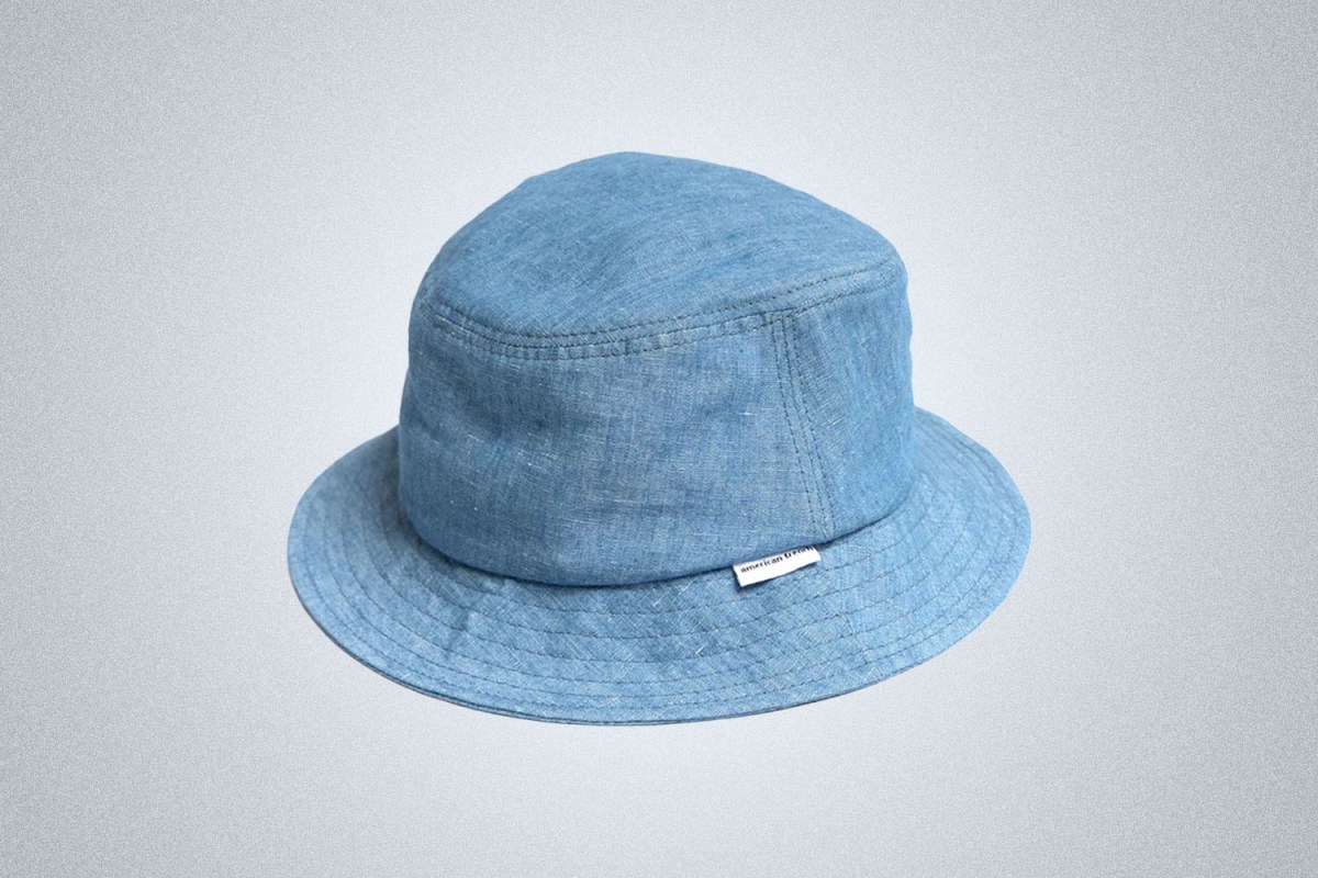 The Summer Wedding Stunner: American Trench Linen Chambray Bucket Hat