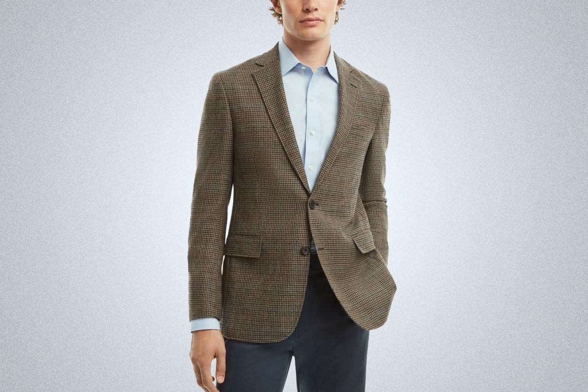 Brooks Brothers Regent Regular-Fit Lambswool Multi-Check Sport Coat