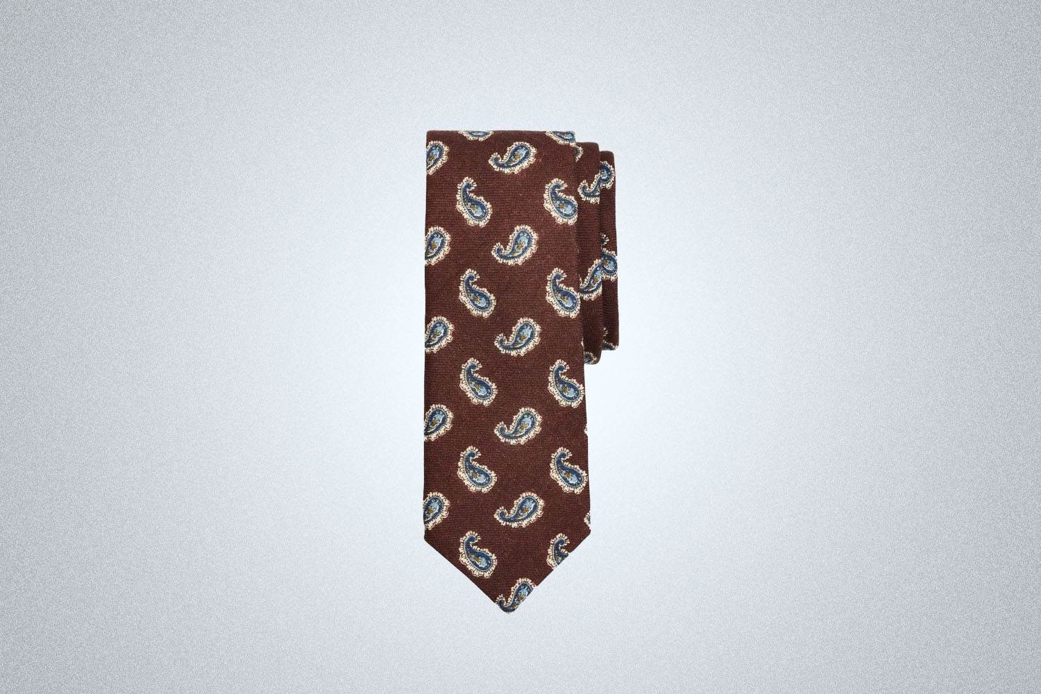 Brooks Brothers Wool Pine Print Tie