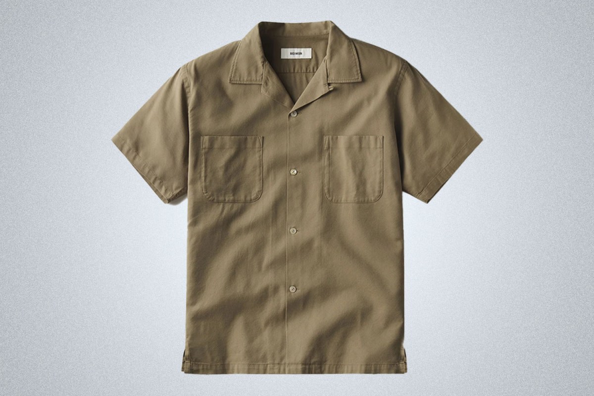 The Rugged Guy's Camp Shirt: Buck Mason Draped Twill S/S Camp Shirt
