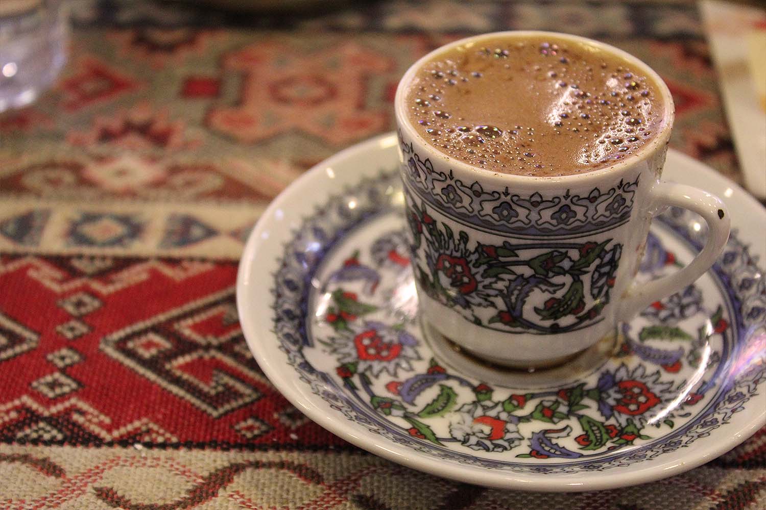 The Turkish coffee