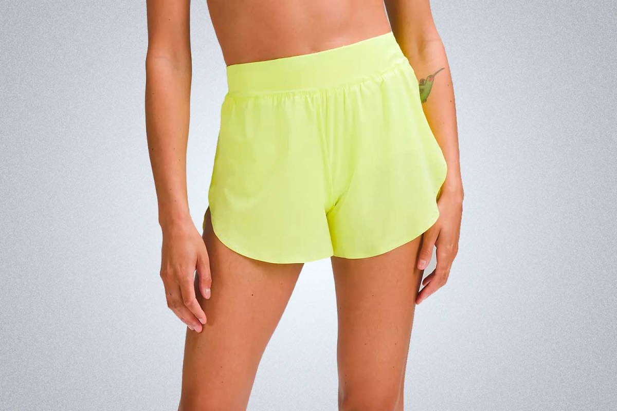 lululemon Fast and Free Reflective High-Rise Classic-Fit Short 3″