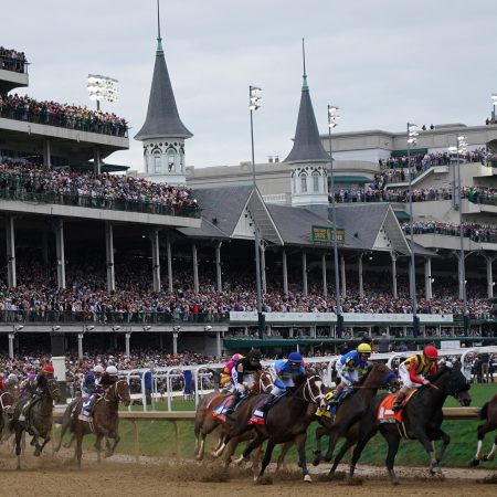 The running of the 148th Kentucky Derby.