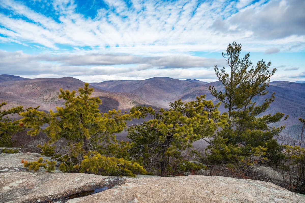 A vista is seen from Old Rag Mountain in Shenandoah National Park