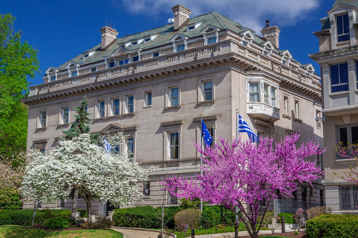 Embassy of Greece, Washington DC, USA.