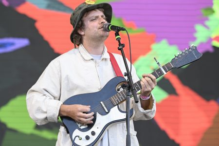 Mac DeMarco performs on Day 2 of Outside Lands Music And Arts Festival at Golden Gate Park on August 06, 2022 in San Francisco.