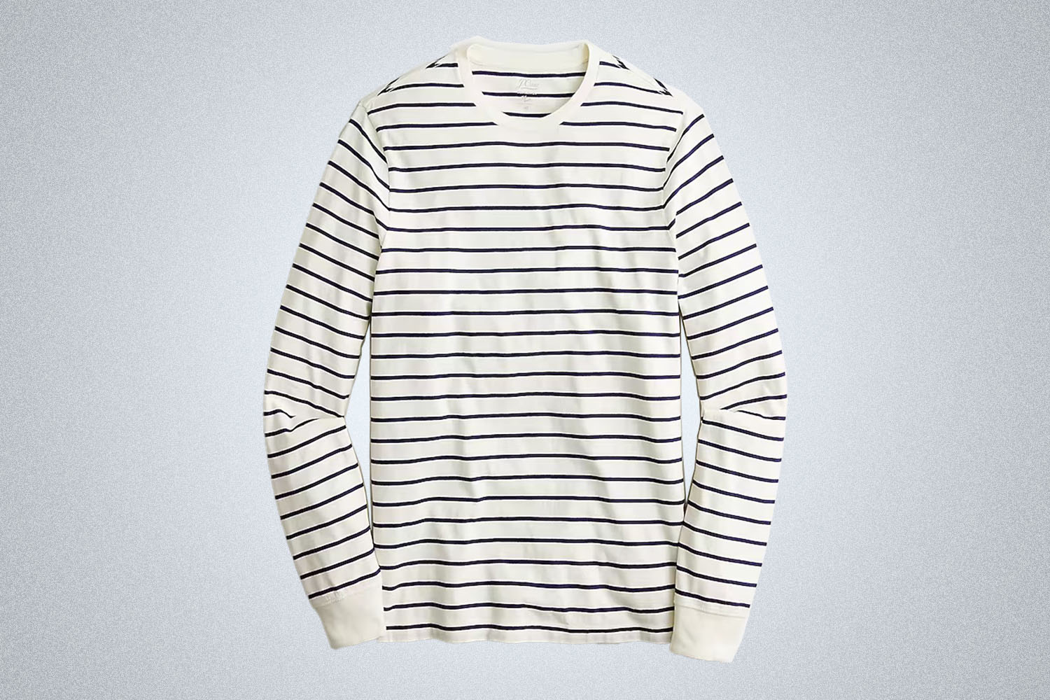 J.Crew Long-Sleeve Stripe Cotton T-Shirt