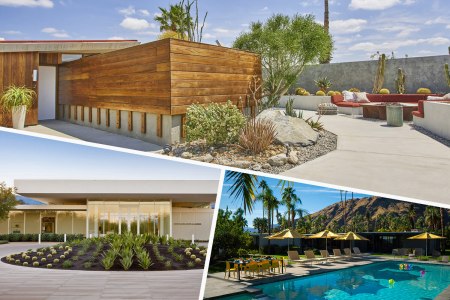 collage of residences in palm springs