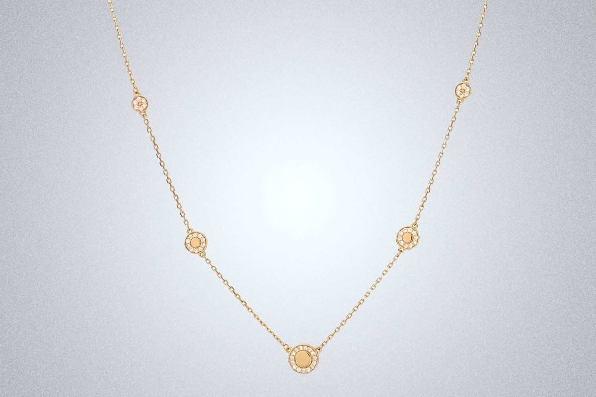 14kt gold pavé Miansai Halo necklace