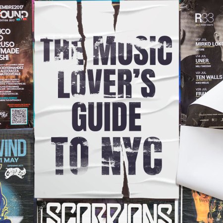 Music Lover's Guide to NYC poster