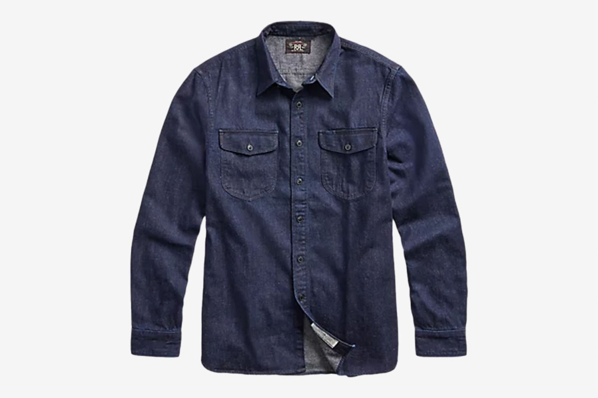 The Menswear Grail: RRL Indigo Cotton-Linen Denim Workshirt