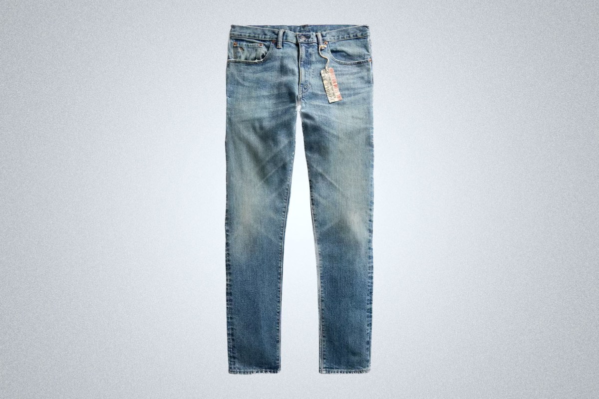 RRL Slim Narrow Stretch Denim Jeans