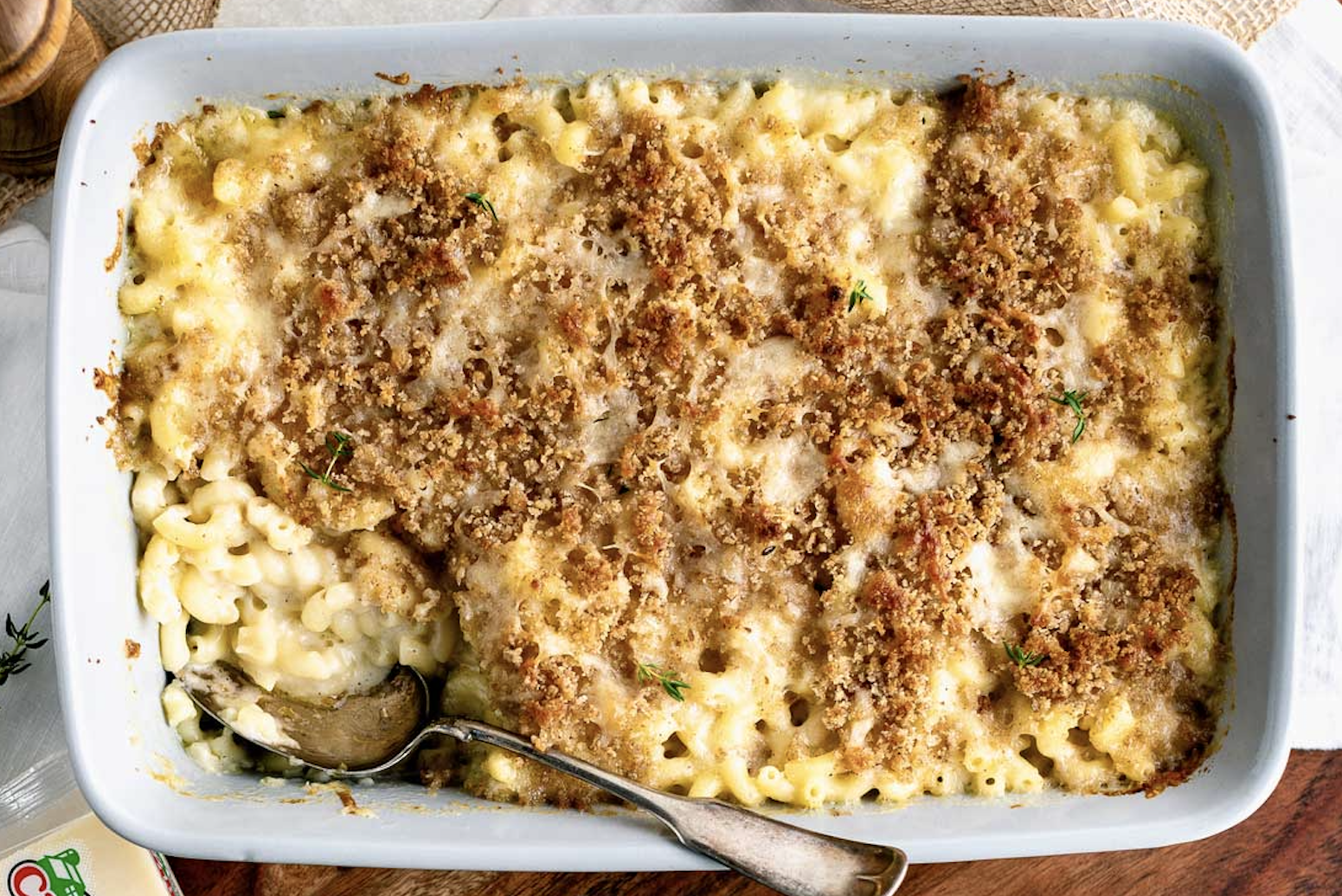 Chef Jimmy Kennedy’s smoked mac and cheese.