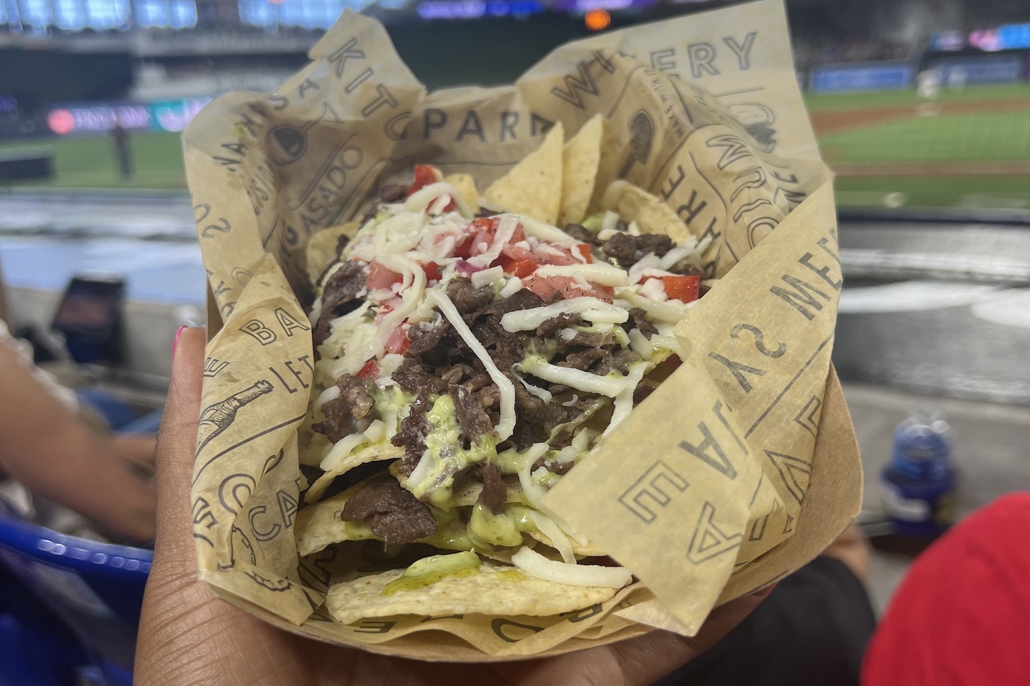 picture of steak tacos at miami marlins stadium