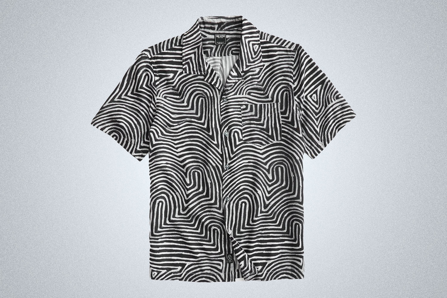 The Waviest Camp Shirt We Could Find: Todd Snyder Maze Camp Collar Shirt