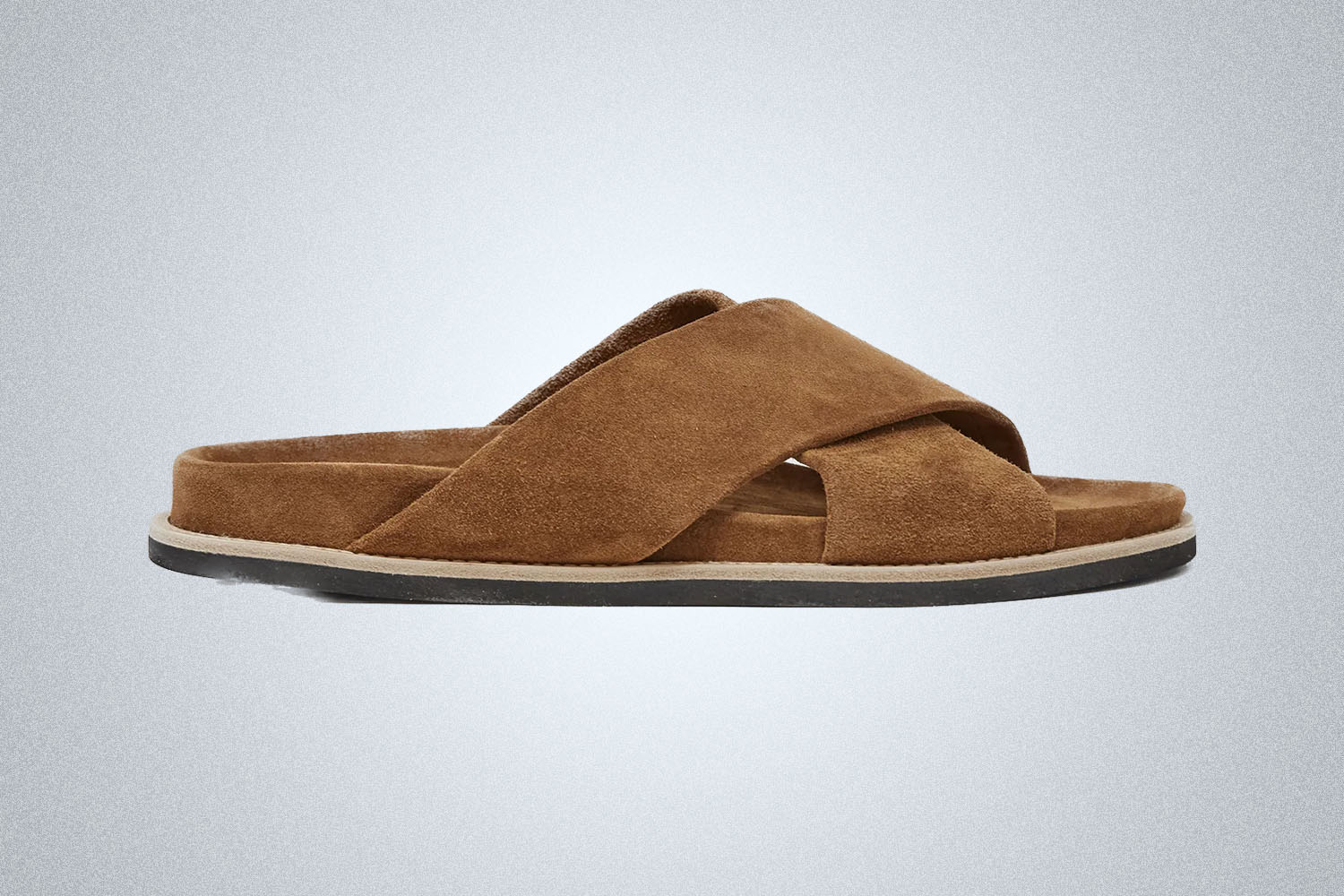 The "Quiet Luxury" Leather Sandals: Todd Snyder Nomad Suede Crossover Sandal