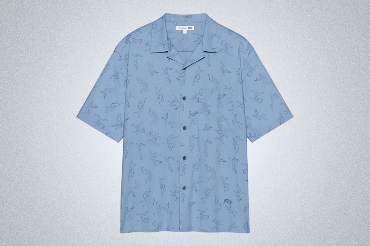 Camping on a Budget: Uniqlo x J.W. Anderson Open Collar Short Sleeve Shirt