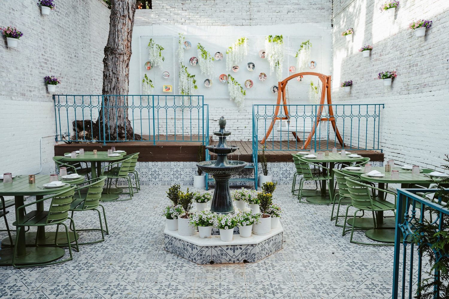 outdoor seating area patio.