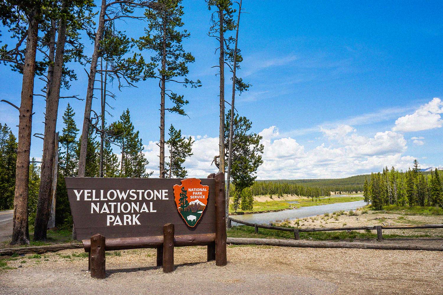 Yellowstone National Park south entrance