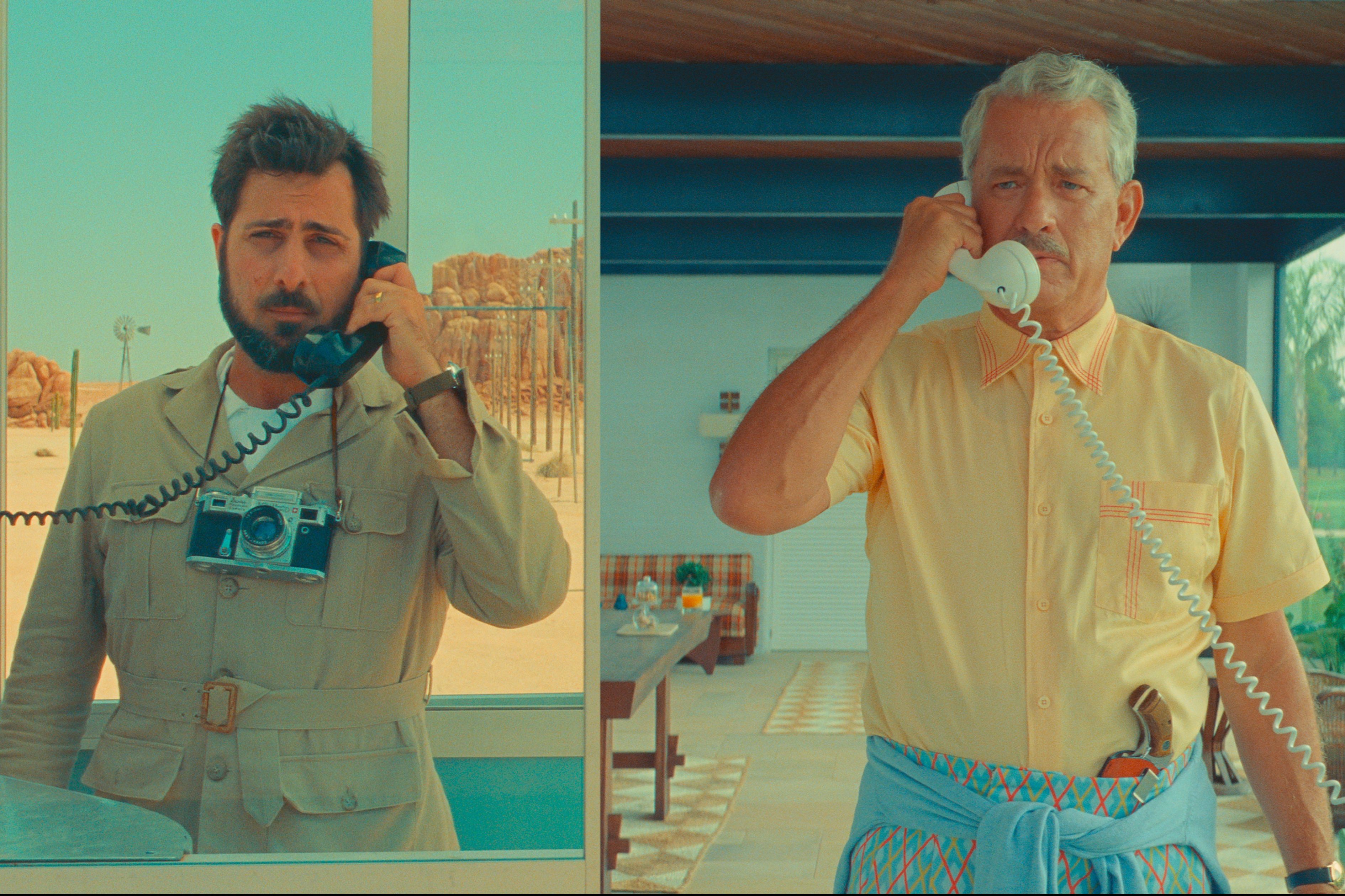 Jason Schwartzman and Tom Hanks in "Asteroid City"