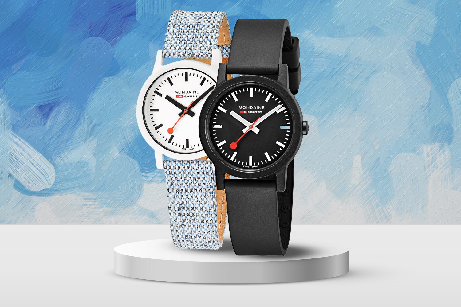 black and white watches