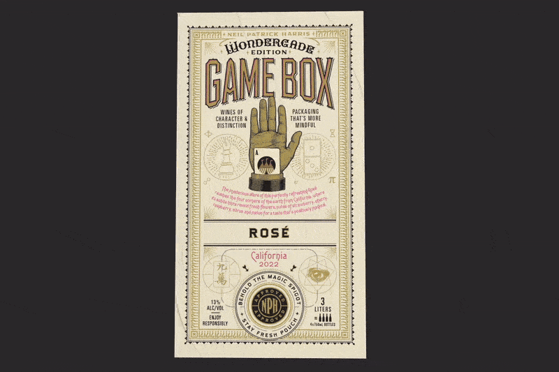 Wondercade x Game Box Wines Rosé