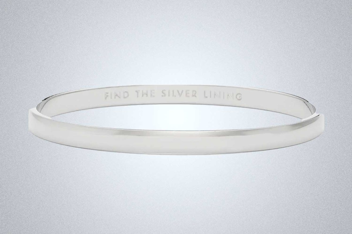 Kate Spade Idiom “Find the Silver Lining” Bangle