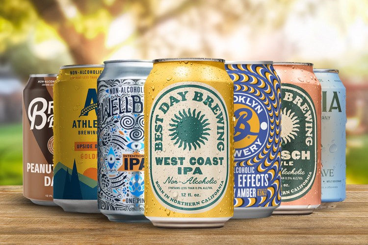 a lineup of the best non-alcoholic beers