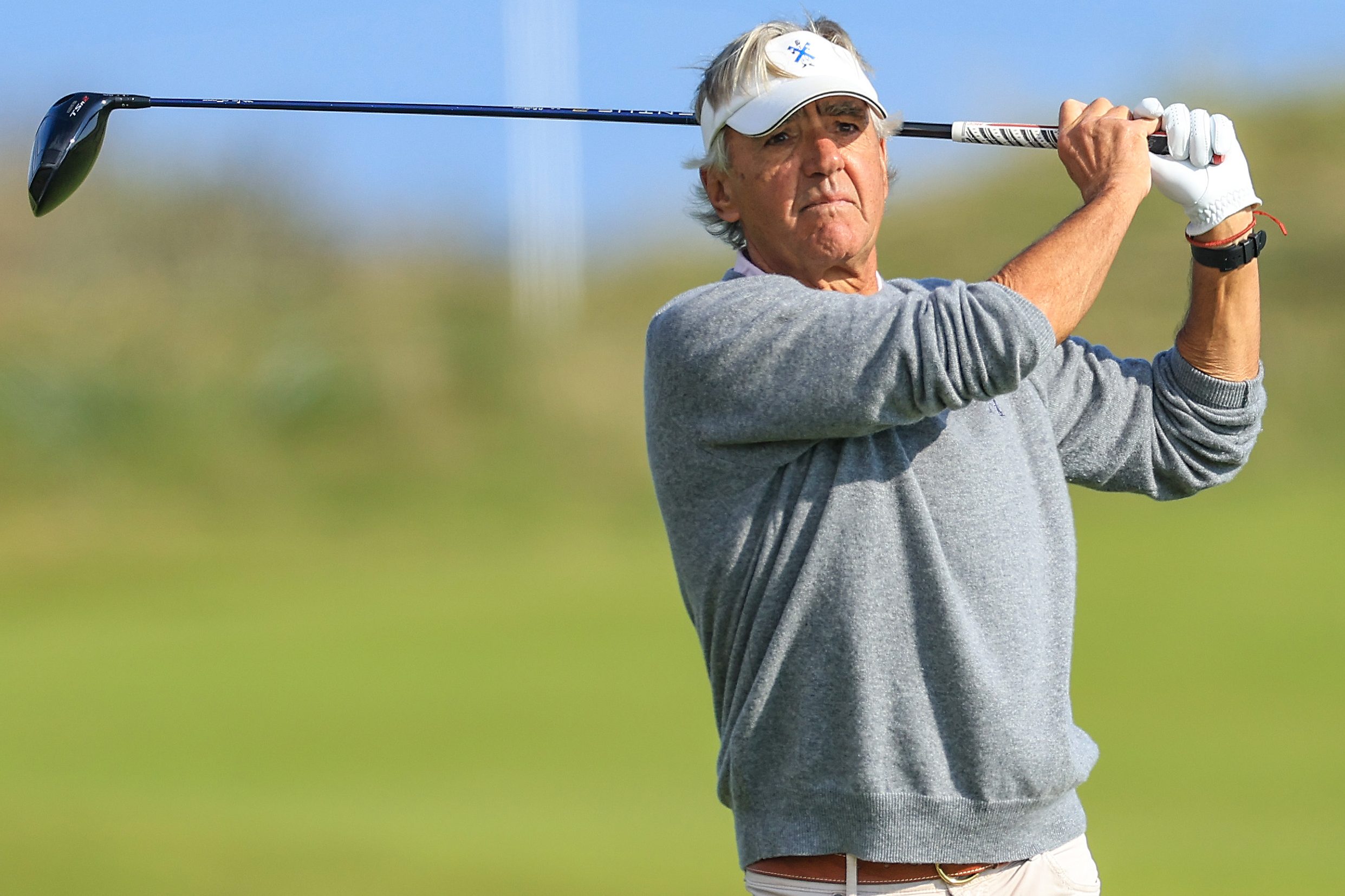 PGA of America CEO Seth Waugh plays a tee shot.