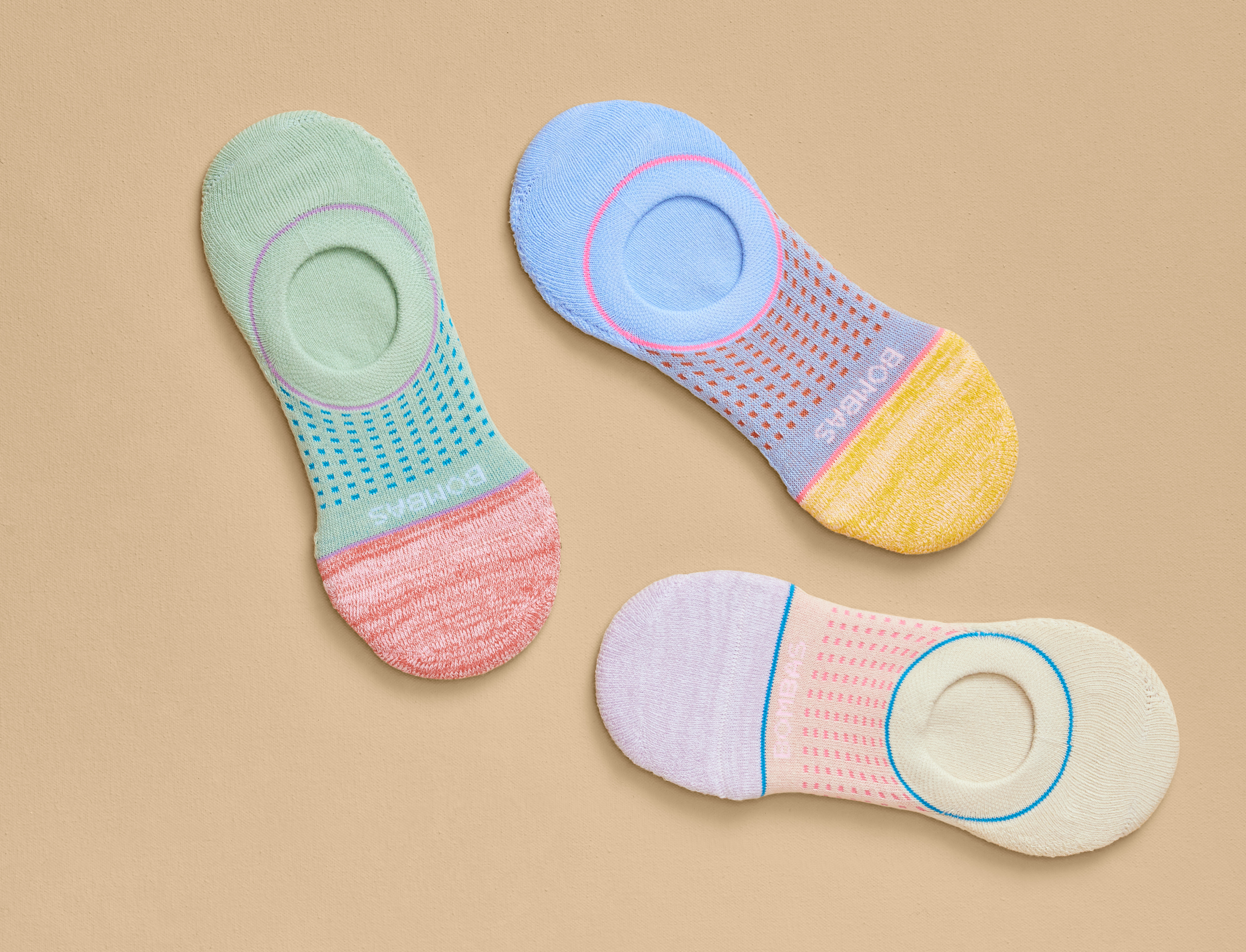 Bombas Women’s Performance Cushioned No Show Sock 3-Pack