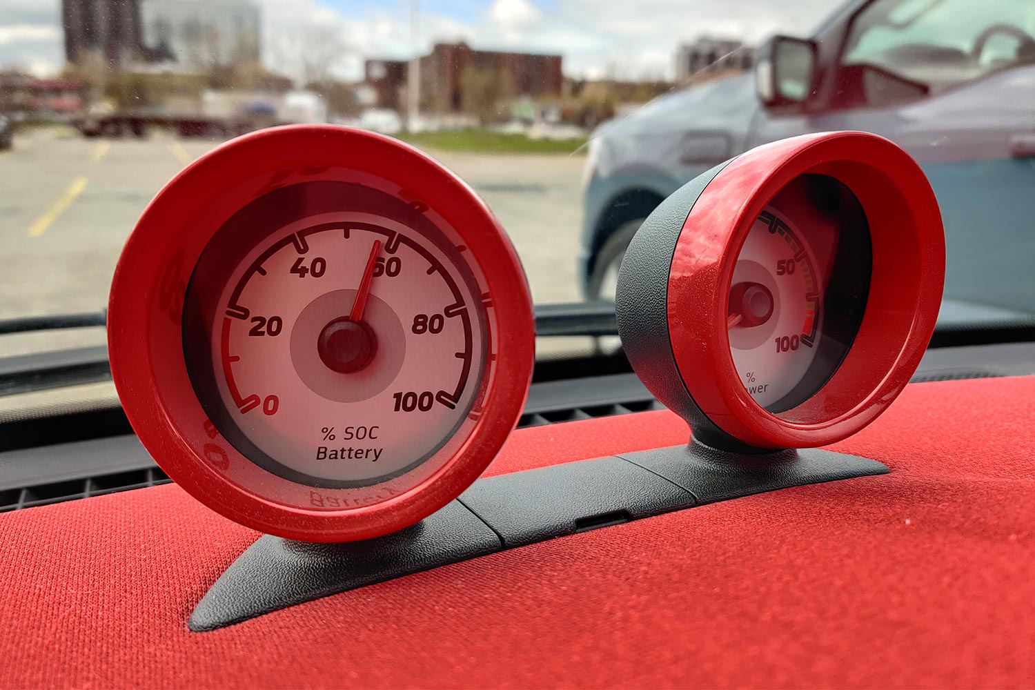 Smart Fortwo Electric Drive battery gauges