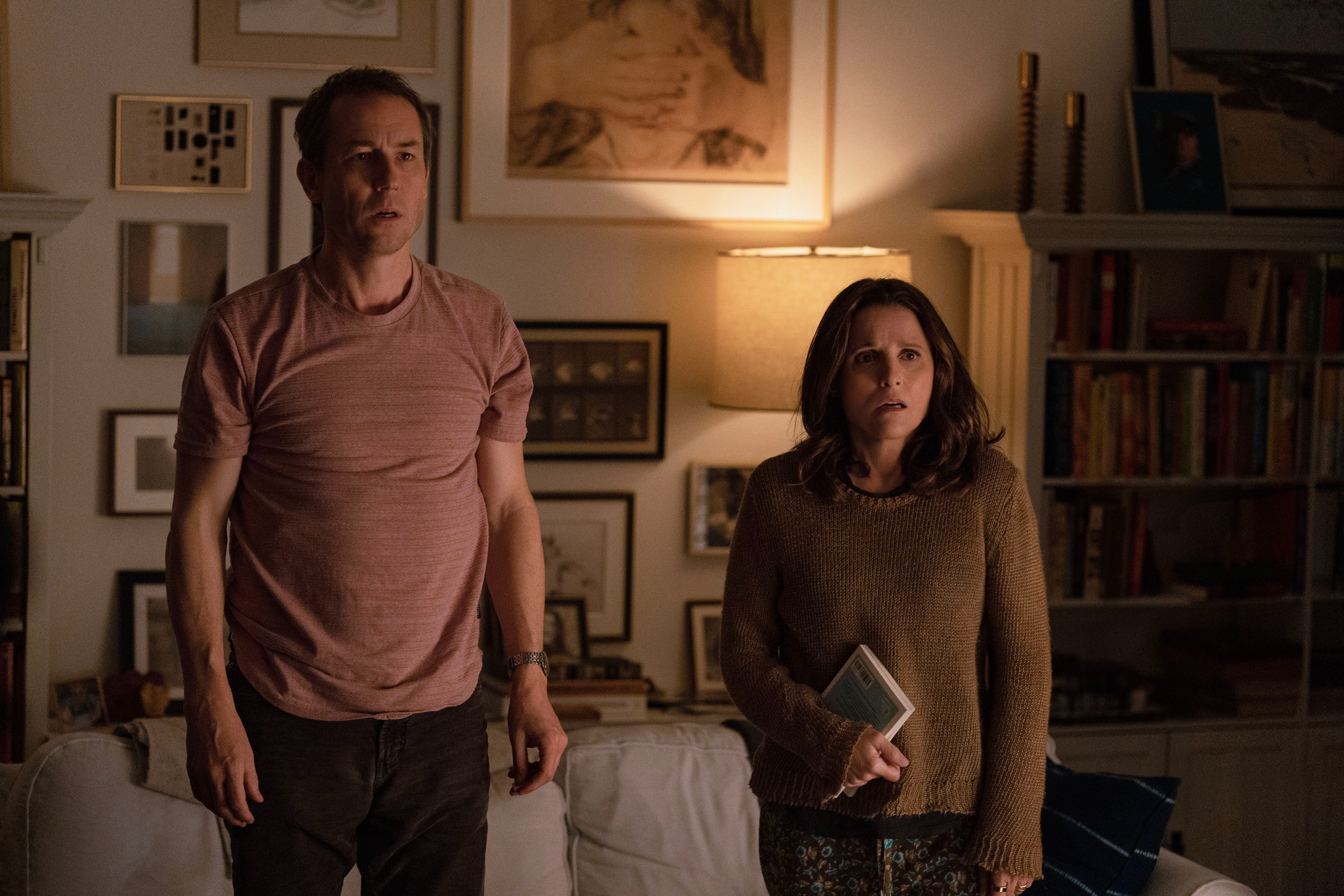 Tobias Menzies and Julia Louis-Dreyfus in "You Hurt My Feelings"