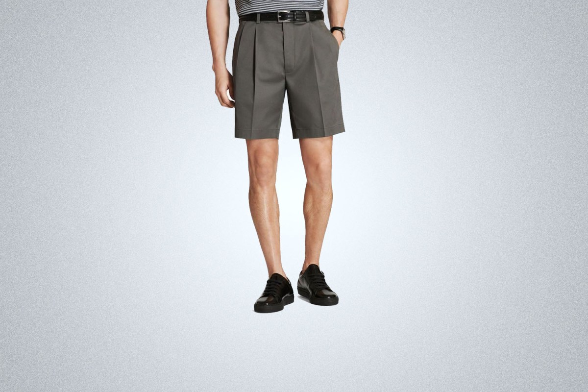 Brooks Brothers Pleat Front Stretch Advantage Chino Shorts