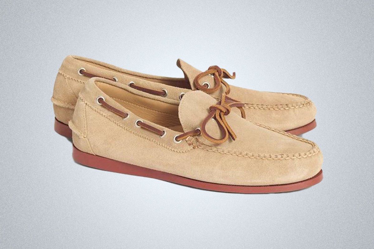 Brooks Brothers Sconset Suede Camp Moc