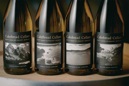 the four 50th anniversary releases from Cakebread Cellars