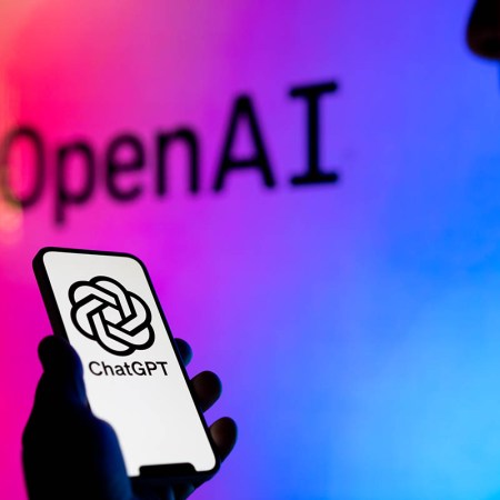 OpenAI ChatGPT logos are seen on electronic device screens in this photo illustration on 31 May, 2023 in Warsaw, Poland. The AI parent company is being sued for libel by a radio host that says ChatGPT made up a legal claim against him.