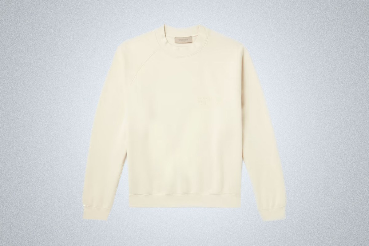 Fear of God Essentials Cotton-Blend Jersey Sweatshirt