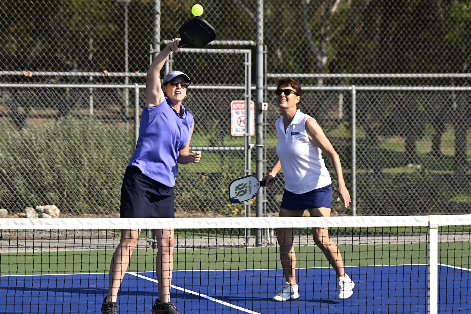 People play pickleball at the Arroyo Seco Racquet Club in South Pasadena