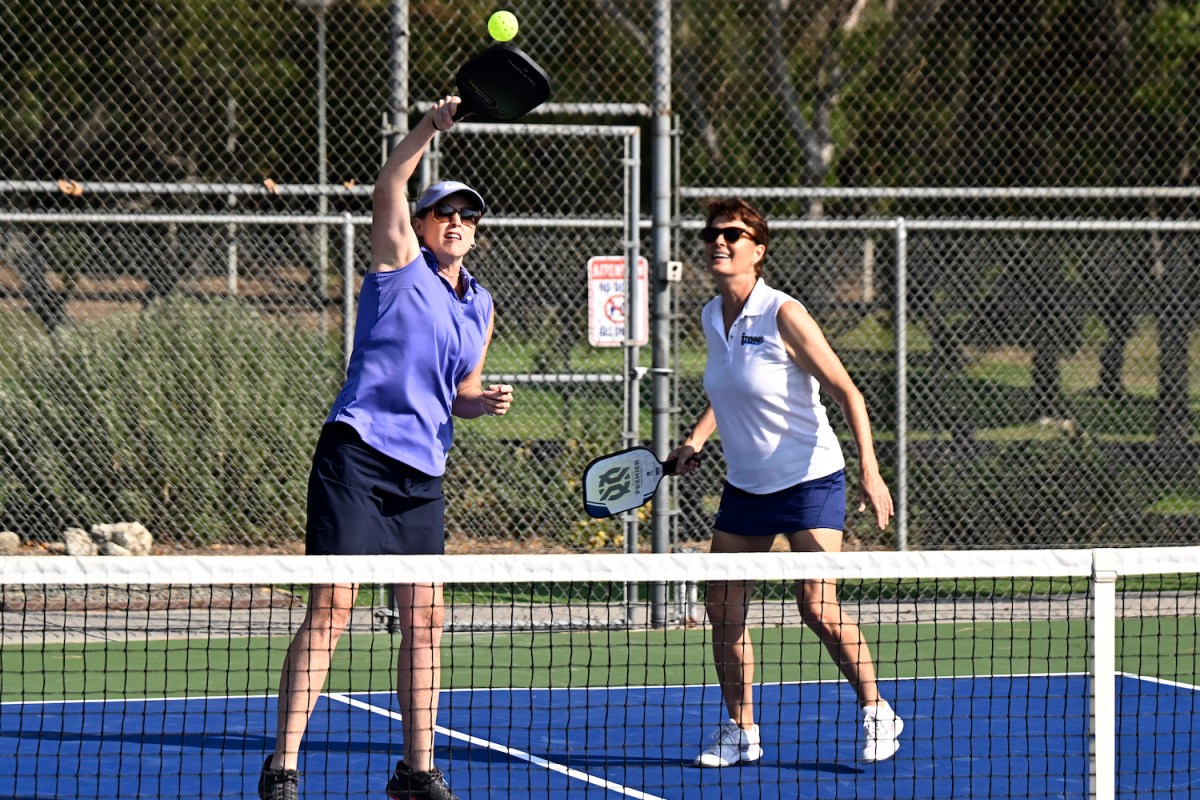 People play pickleball at the Arroyo Seco Racquet Club in South Pasadena