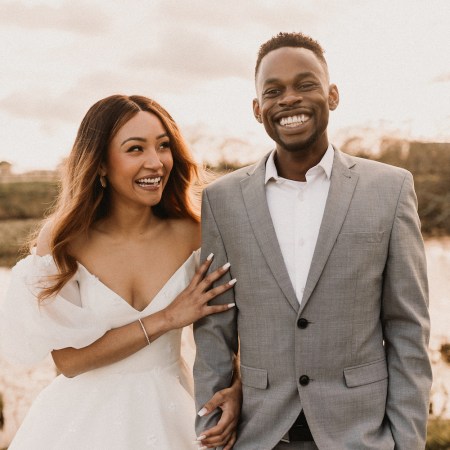 Young Black Couple Elope in Wales UK