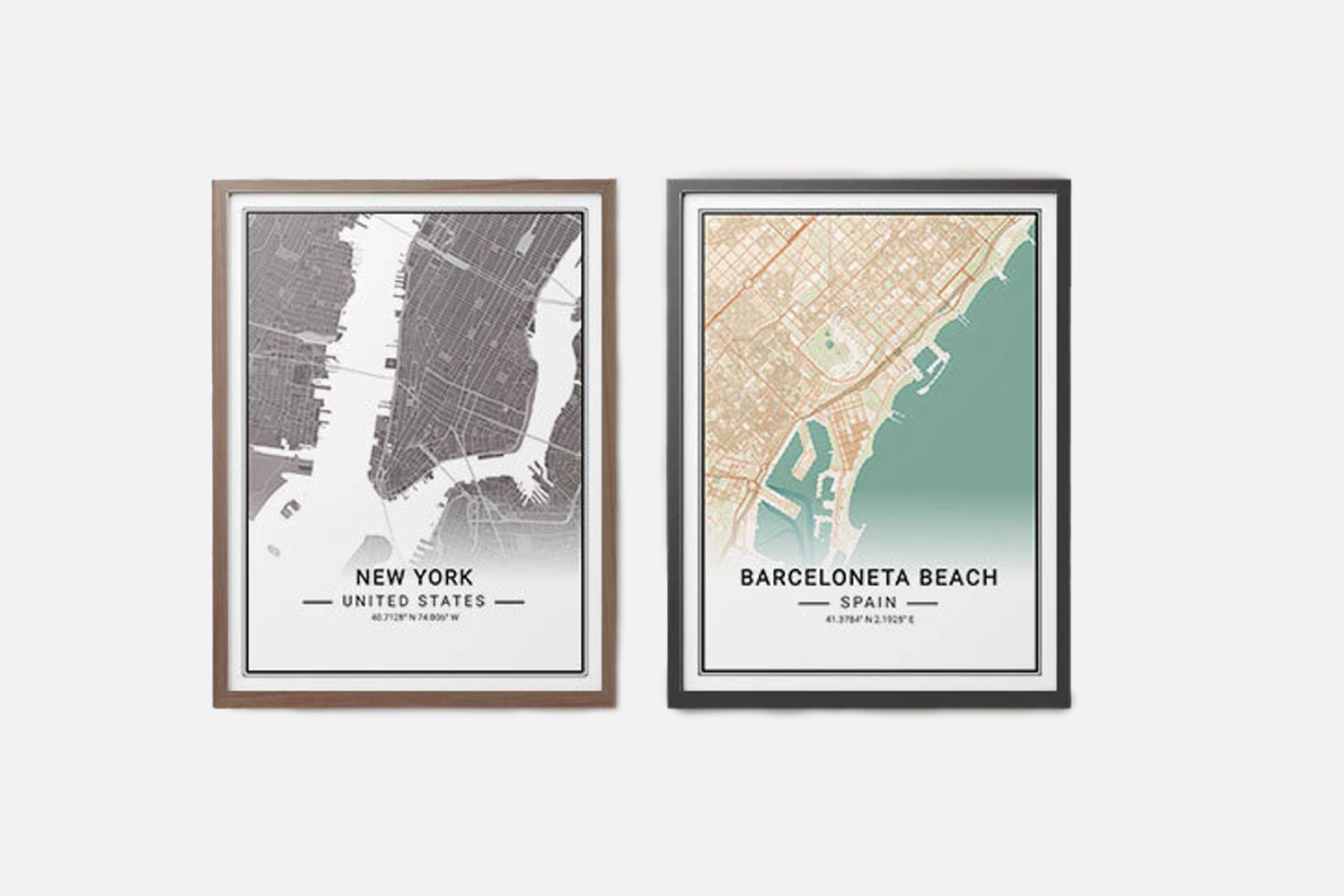 Grafomap Custom Map Posters