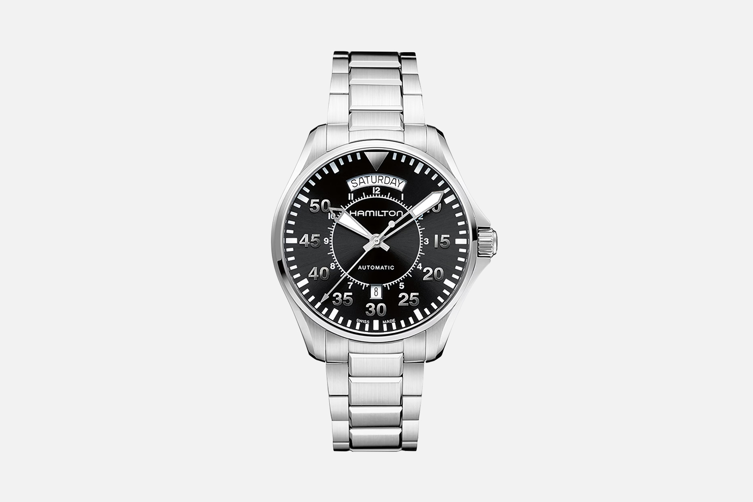 Hamilton Khaki Aviation Pilot Day Date Auto