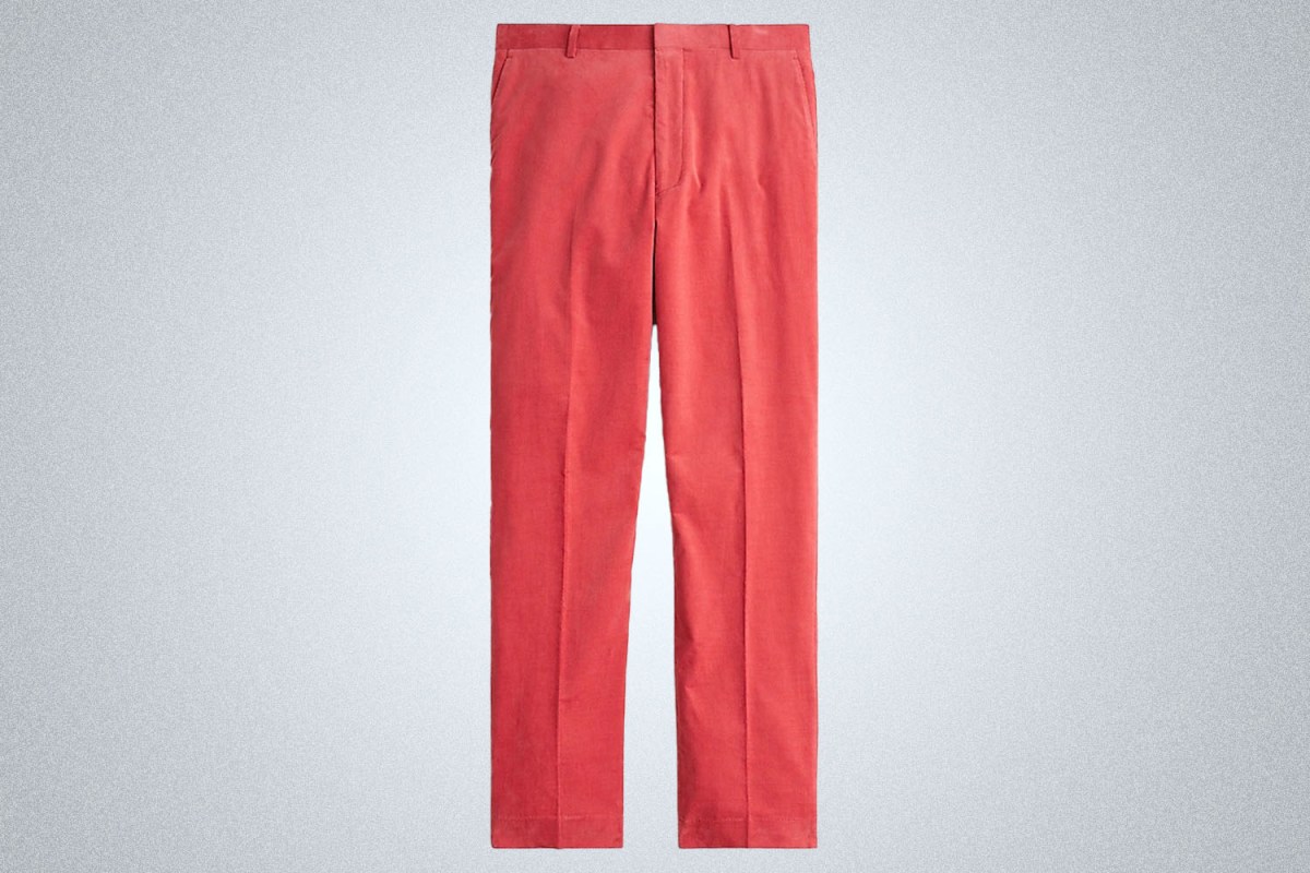 J.Crew Kenmare Italian Cotton Corduroy Suit Pants